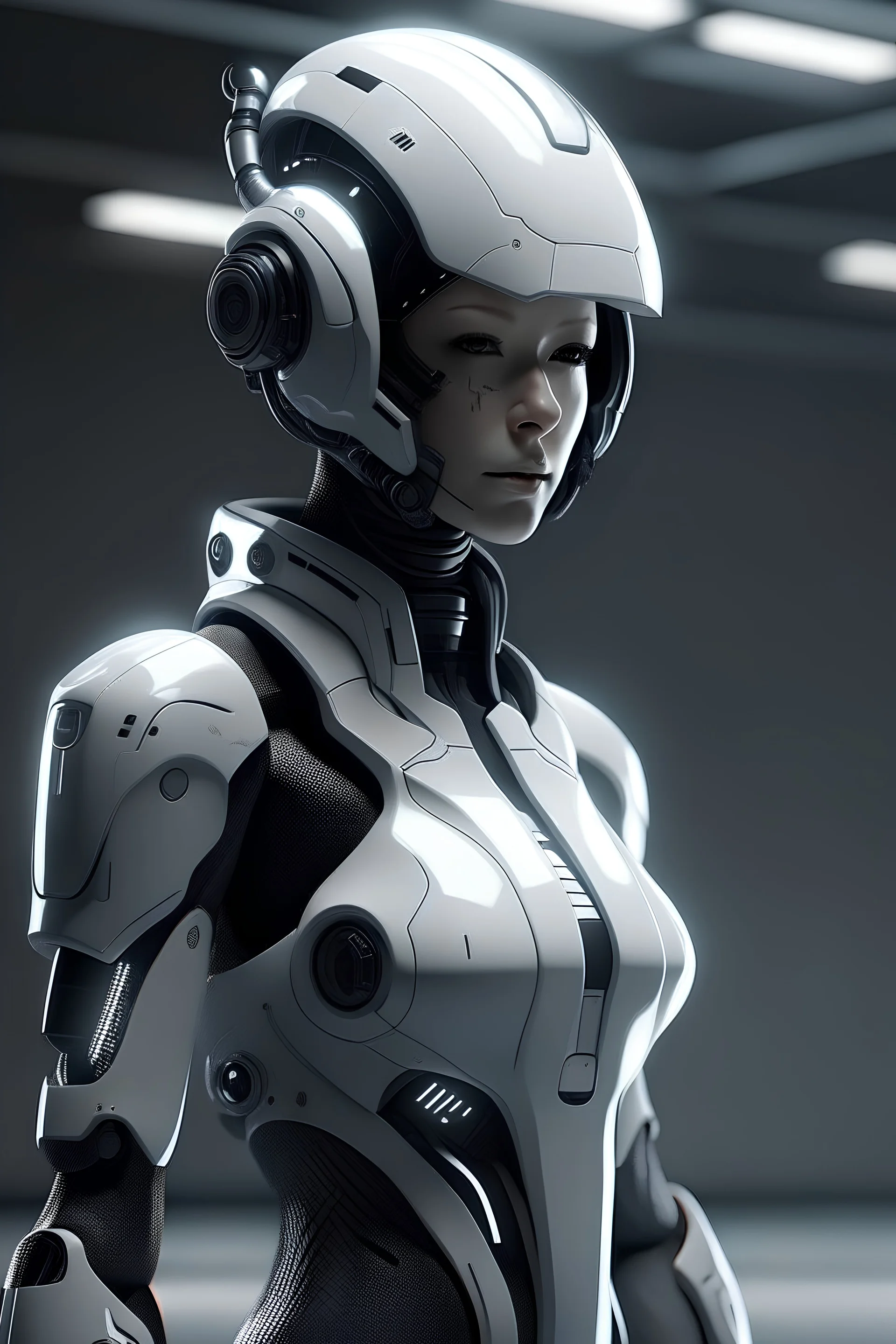un personaje futurista