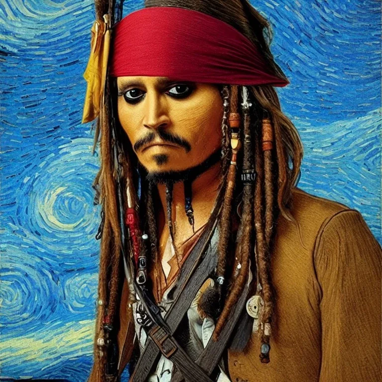 Captain Jack Sparrow, Van Gogh, Da Vinci, Professor Farshchian, Ismail Oghlu, the last time, pixel