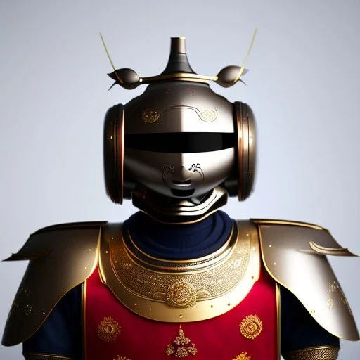 beautiful smooth realistic Japanese samurai robot cat body, run on dark cosmos background, dog еye, extremely sharp detail, finely tuned detail, ultra high definition, 8 k, unreal engine 5, ultra sharp focus, accurate sword wings, positive smile