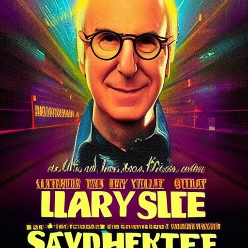 Larry David in a Saturday Night Fever dream movie poster