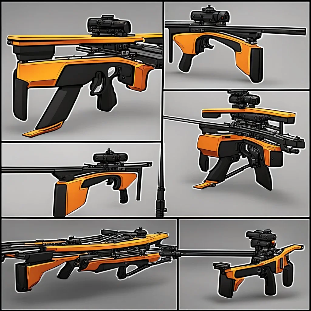 automated repeating crossbow with top magazine