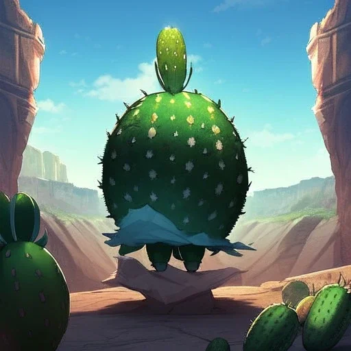 anime real life like cactus in the desert in arizona, grand canyon,anime, hands wrapped around cactus