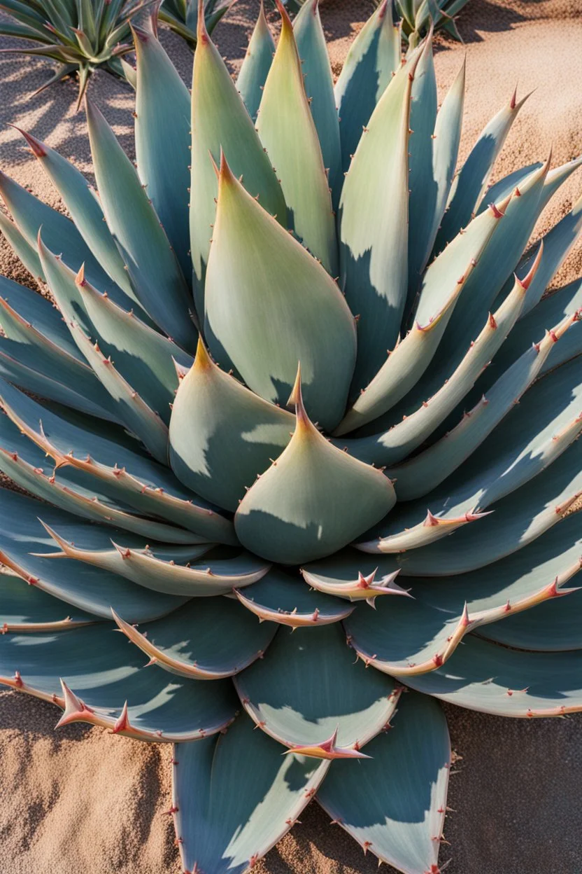 Varigated agave