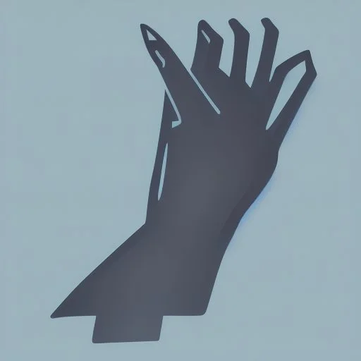 a simple logo of an hand with thumb up, line, flat, vector icon