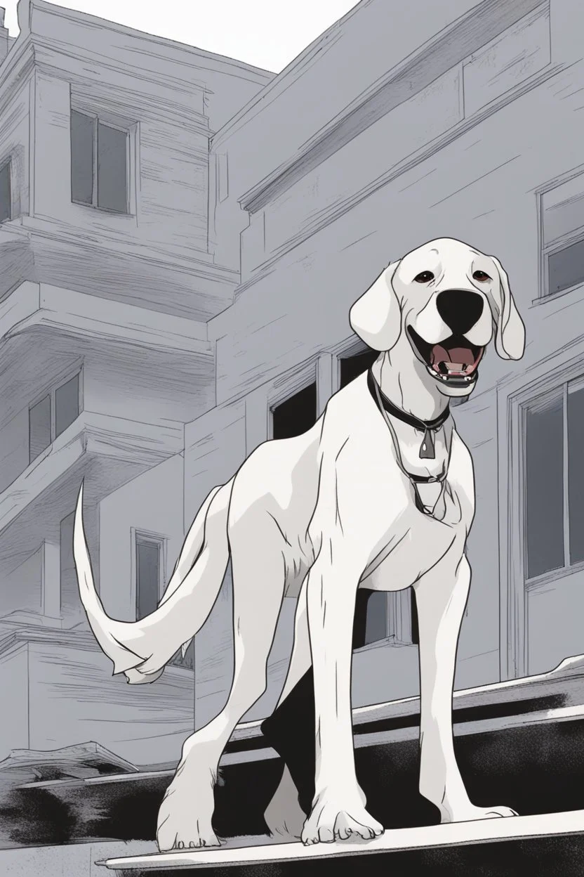 Death appears in the form of a friendly Dog with a ghostly white aura around. He wanders around the hospital in search of the next soul that needs him.