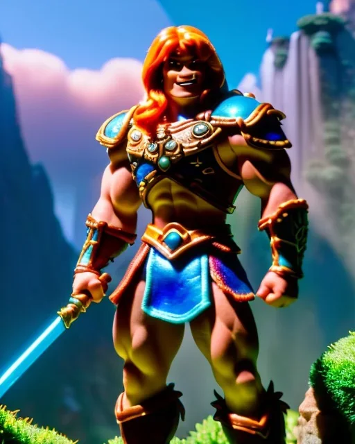 he-man, highly detailed, hyper-detailed, beautifully color-coded, insane details, intricate details, beautifully color graded, Cinematic, Color Grading, Editorial Photography, Depth of Field, DOF, Tilt Blur, White Balance, 32k, Super-Resolution, Megapixel, ProPhoto RGB, VR, Halfrear Lighting, Backlight, photorealistic rendering