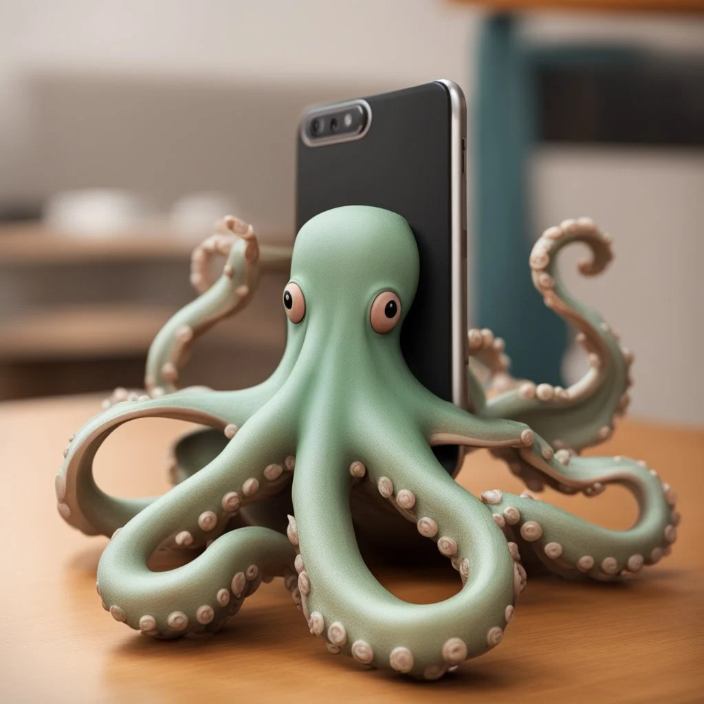 اخطبوط ماسك هاتف