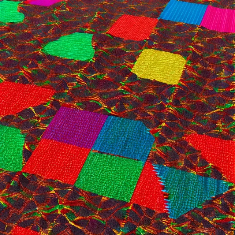 kente, thread, embroidery, cinema 4d render, high detail