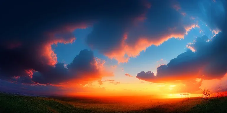 clouds, sunset, photography