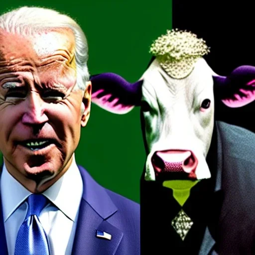 joe biden as a cow