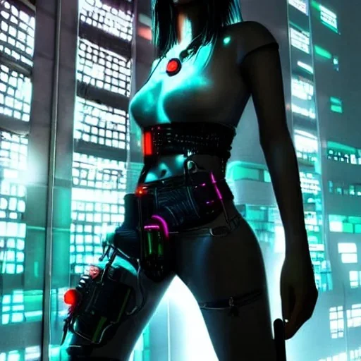 beautiful cyberpunk women