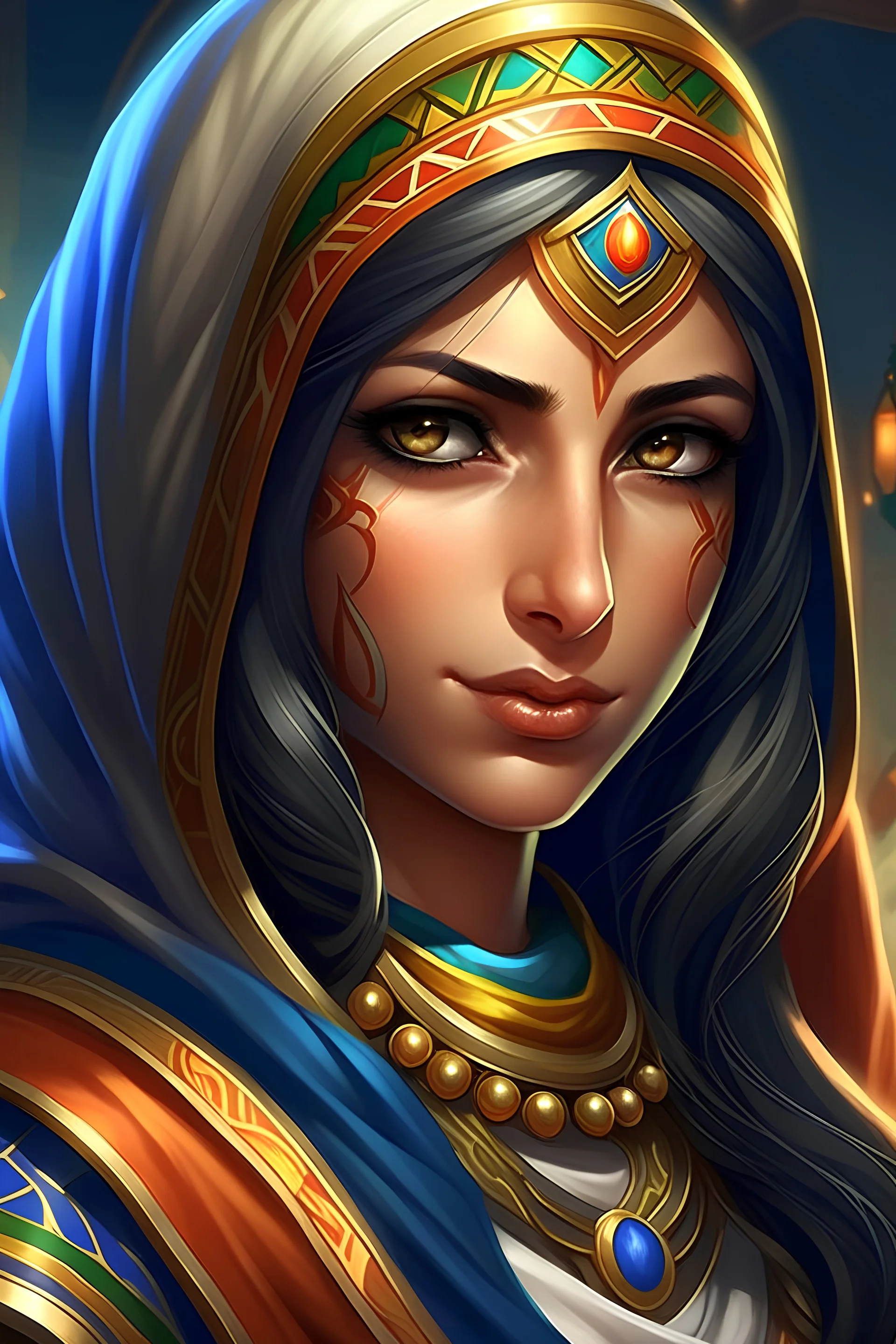 middle eastern woman in smite