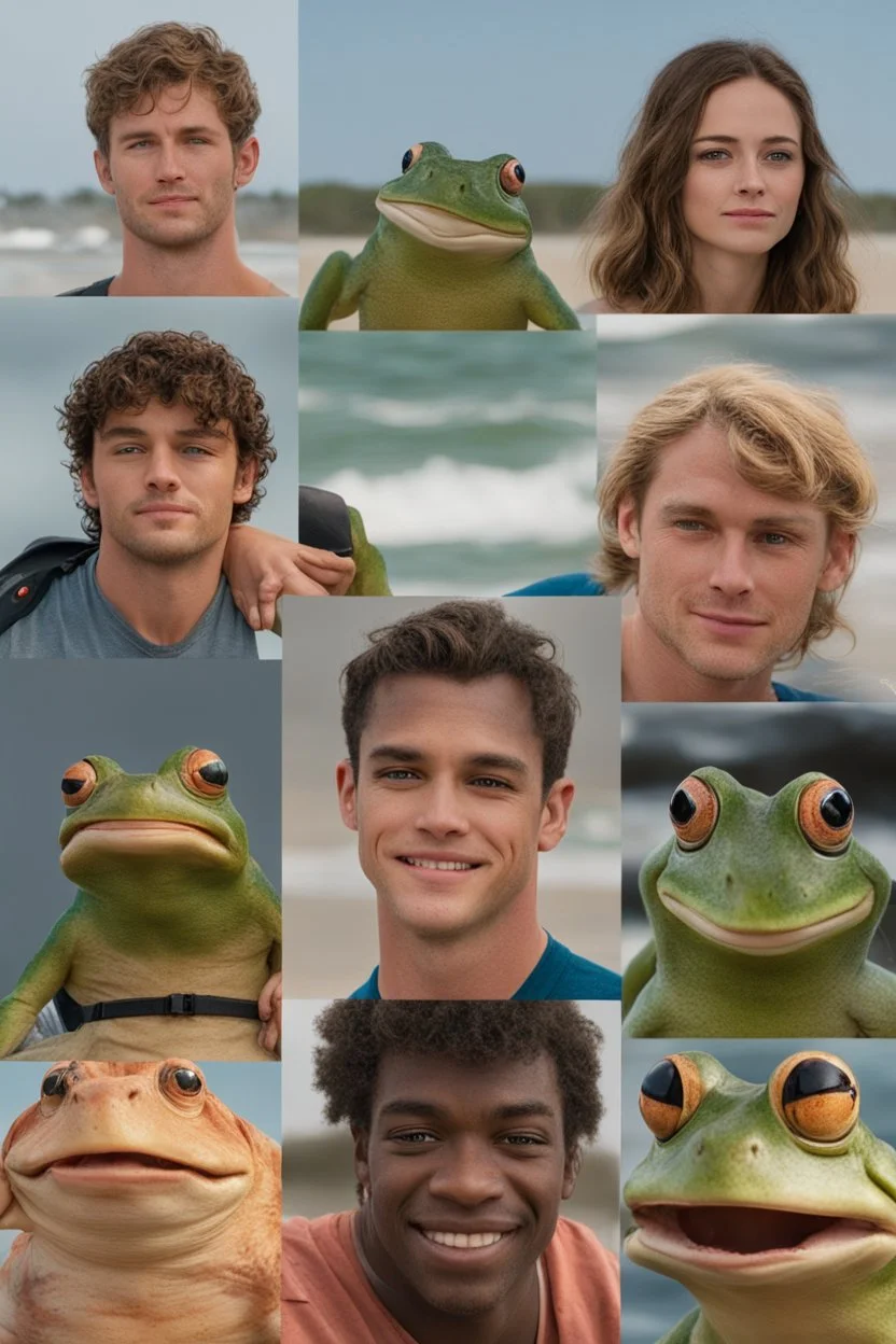 Netflix's Outer Banks cast But they’re all Frogs