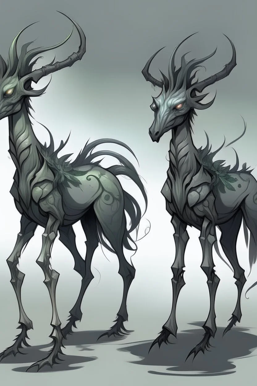 while changelings can look like anyone, they do have a true form. A changeling in their natural form looks rather like a doppelganger, with a lesser resemblance to a regular humanoid in comparison to a human, they appear faded and lacking detail or as if unfinished or vaguely depicted yet still striking. They appeared to have a gray and gauzy additional layer of skin all over their bodies. Their skin tone is pale, either white or light gray, and their hair is thin and fair, most commonly a light