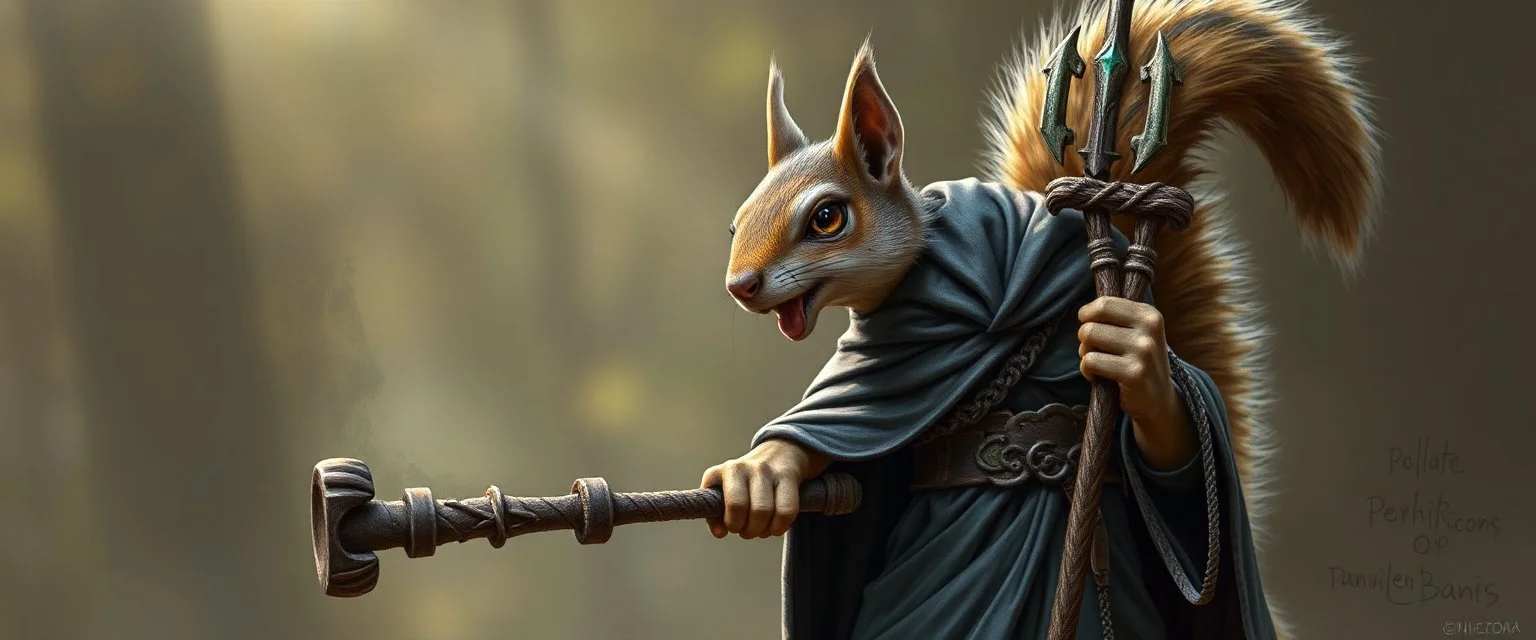 punk squirrel orc priest