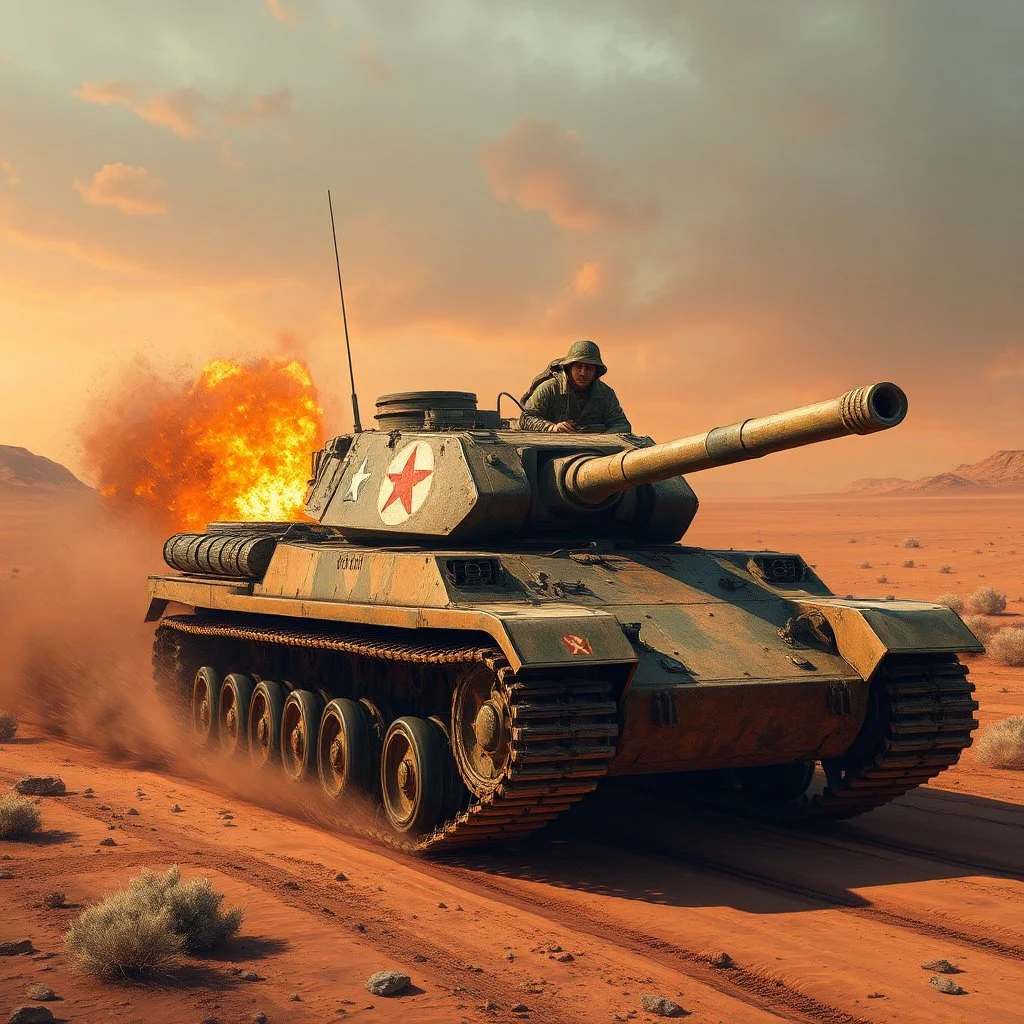 nuclear wasteland tank driver