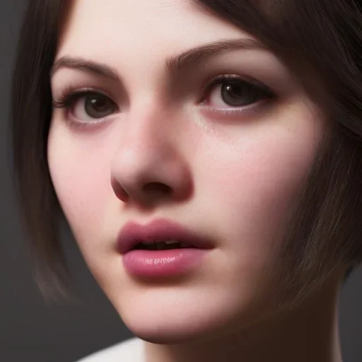 girl sexy beautiful, close-up, short hair, smile, , 8k ,rtx ,eyebrows like serious,facing left, hyper realistis