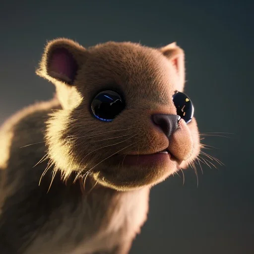 Cute animals unreal 5, octane render, cinema4d, redshift render, hyper realistic, cenematic, vibrancy, synthwave, retouch, centered, dynamic lighting, dramatic lighting, 4k, highly detailed, attractive beautiful, realistic, virtual reality, epic composition, holographic,