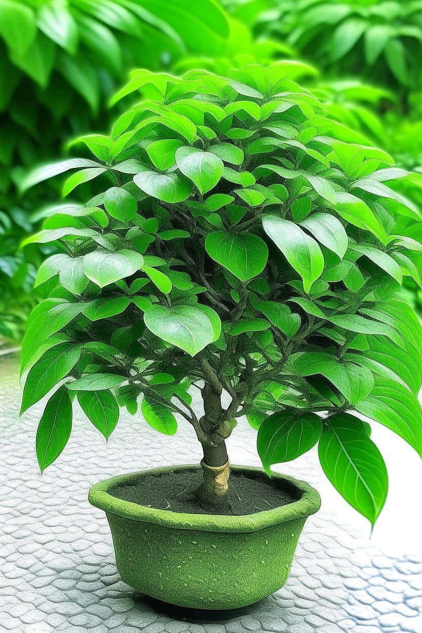 Dwarf Umbrella Tree