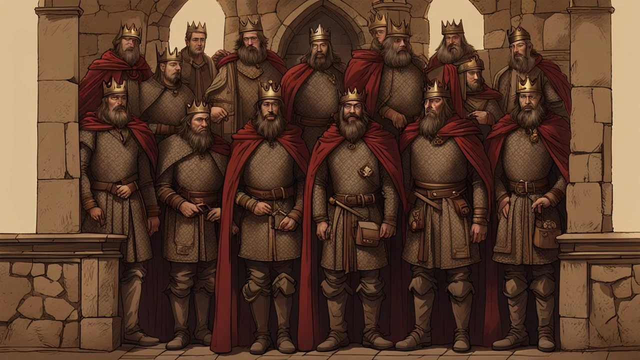 gathering of the northern kings in the castle