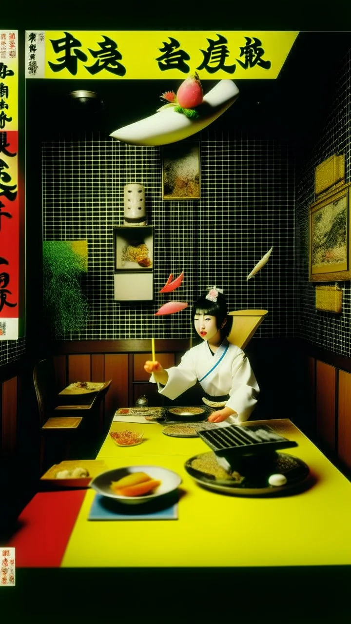 Japanese hotel Restaurant 80's Advertisement Odon