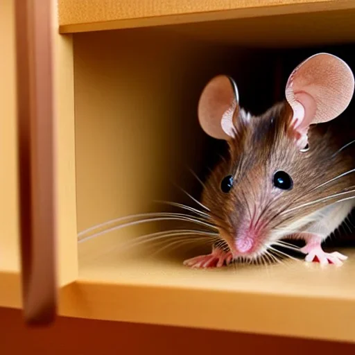 mouse in cupboard