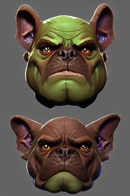 alien french bulldog musculature hulk body HD strong french bulldog hulk marvels Warcraft