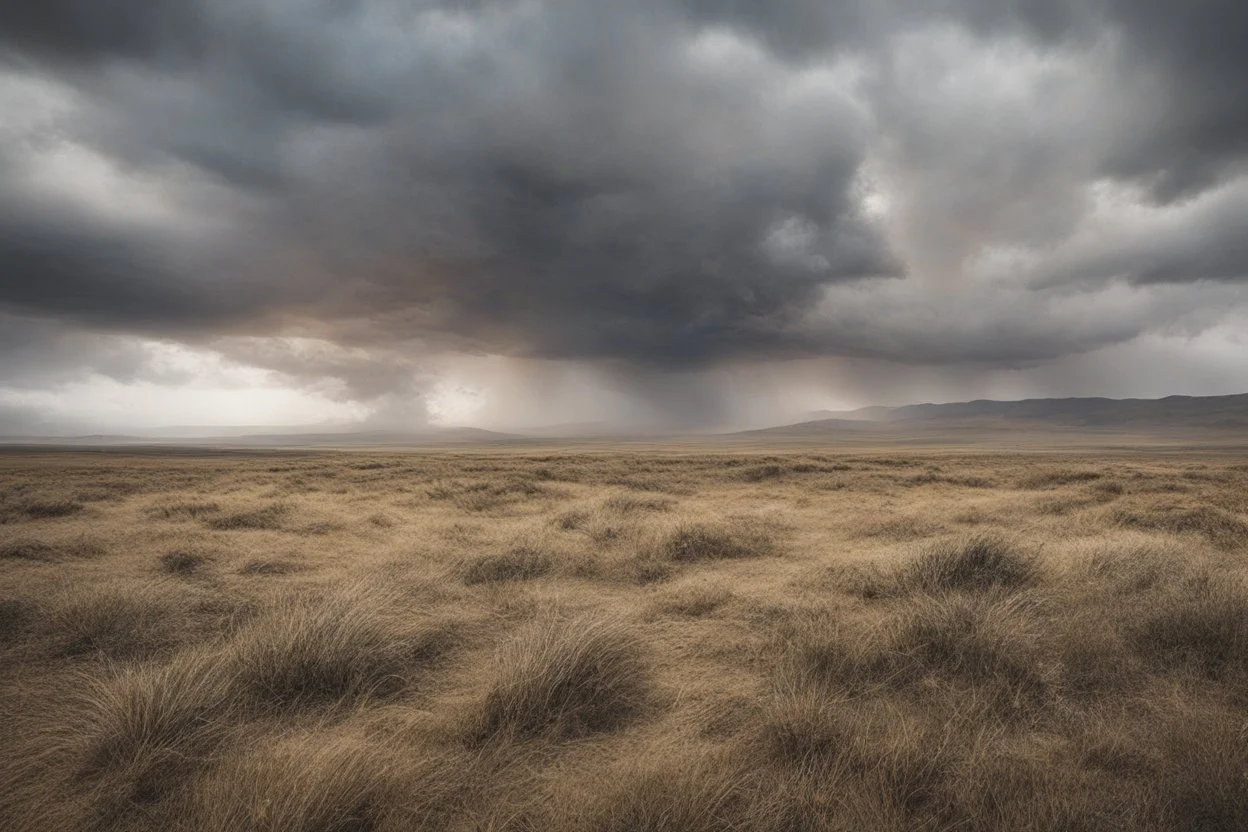 ÇPrairie, landscape photography, expansive, awe-inspiring, breathtaking, vivid colors, dramatic lighting, wide-angle, sharp focus, good exposure, midday, hurricane