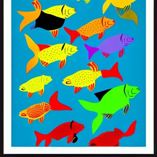 fish pop art