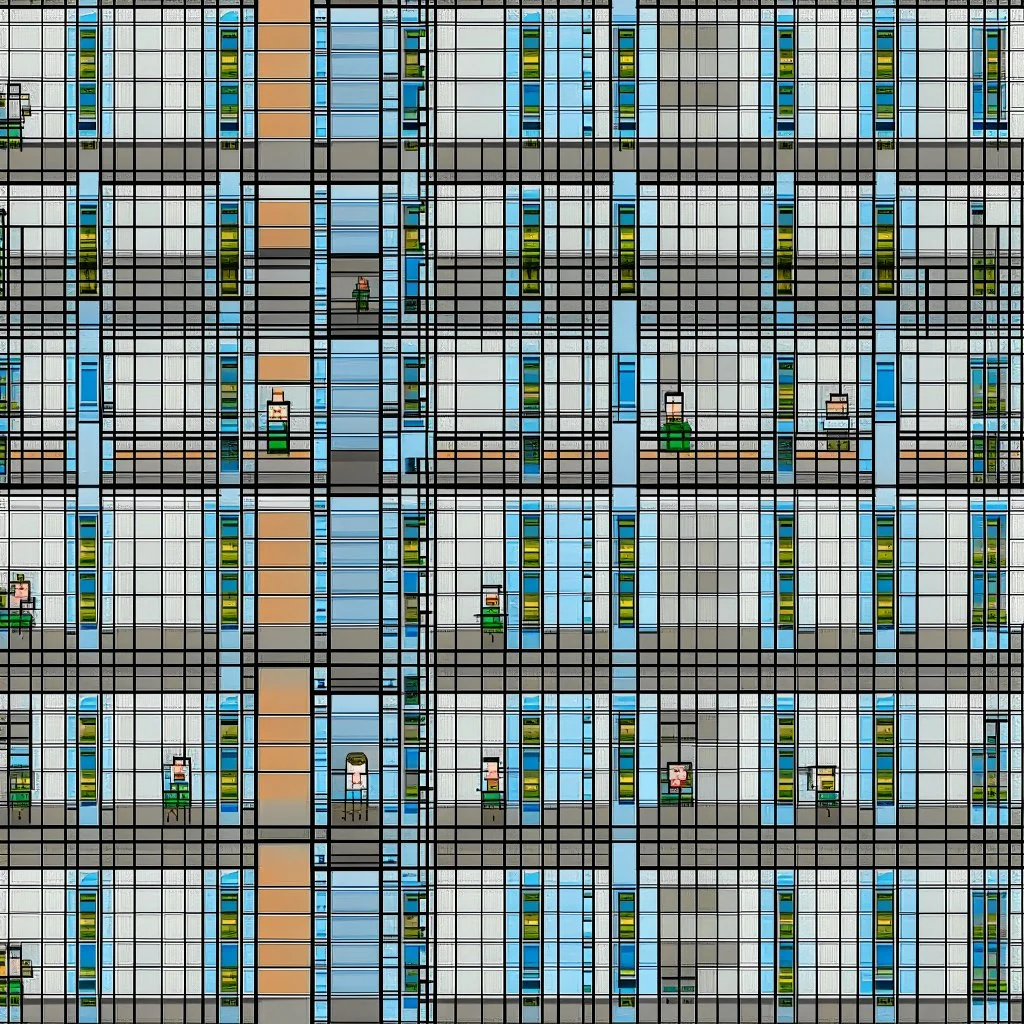 sprite sheet wall, Prison Architect style