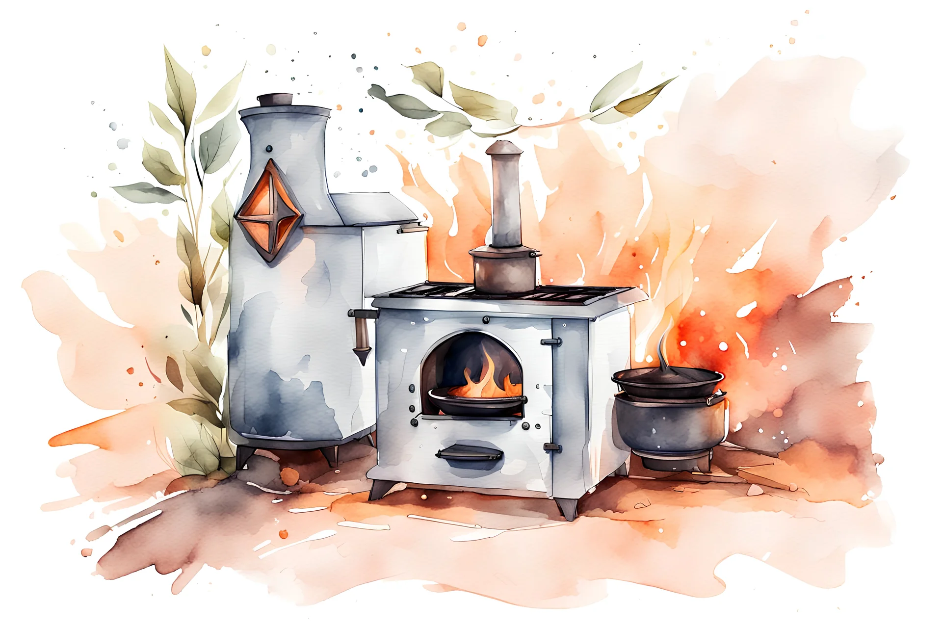 watercolor drawing of a Russian stove on a white background, Trending on Artstation, {creative commons}, fanart, AIart, {Woolitize}, by Charlie Bowater, Illustration, Color Grading, Filmic, Nikon D750, Brenizer Method, Perspective, Depth of Field, Field of View, F/2.8, Lens Flare, Tonal Colors, 8K, Full-HD, ProPhoto RGB, Perfectionism, Rim Lighting, Natural Lighting, Soft Lighting, Acc