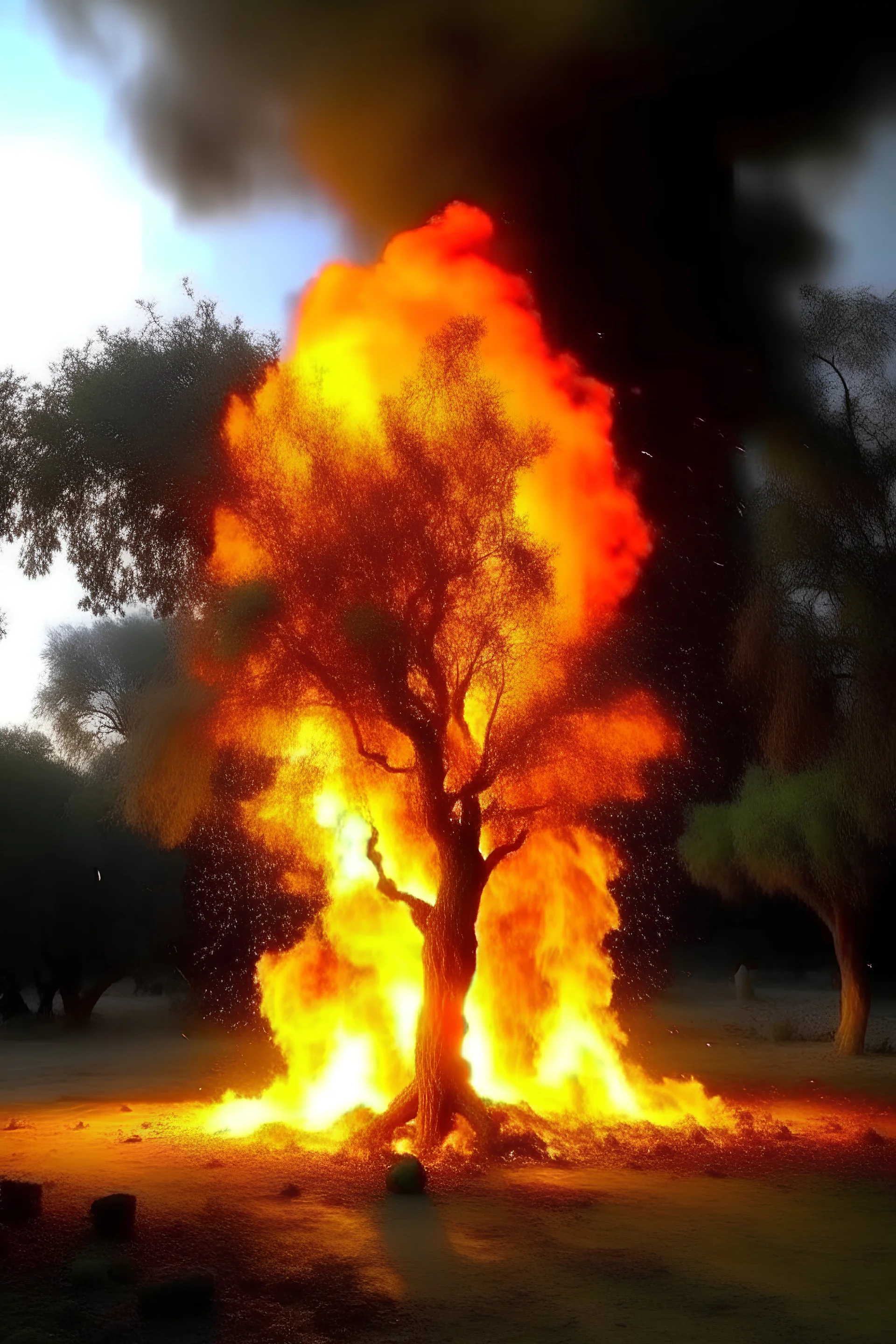 Make a tree on fire | Gallery