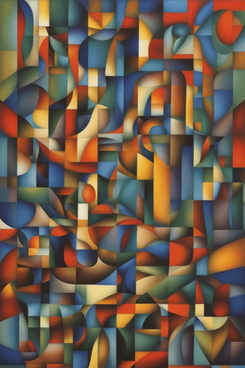 Flatlands of a two-dimensional world; Dynamic Cubism