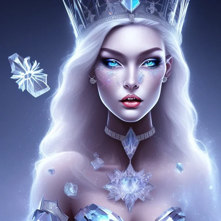 Ice crystal black queen full image