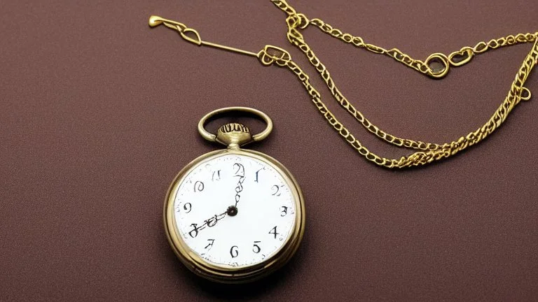 pocket watch on chain