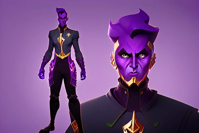  purple galaxy super villain that has taken over the universe