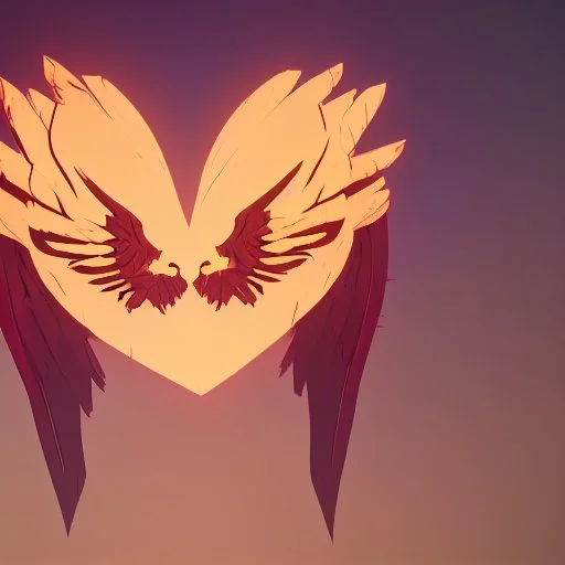 heart with wings