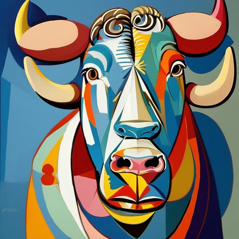 picasso style bull