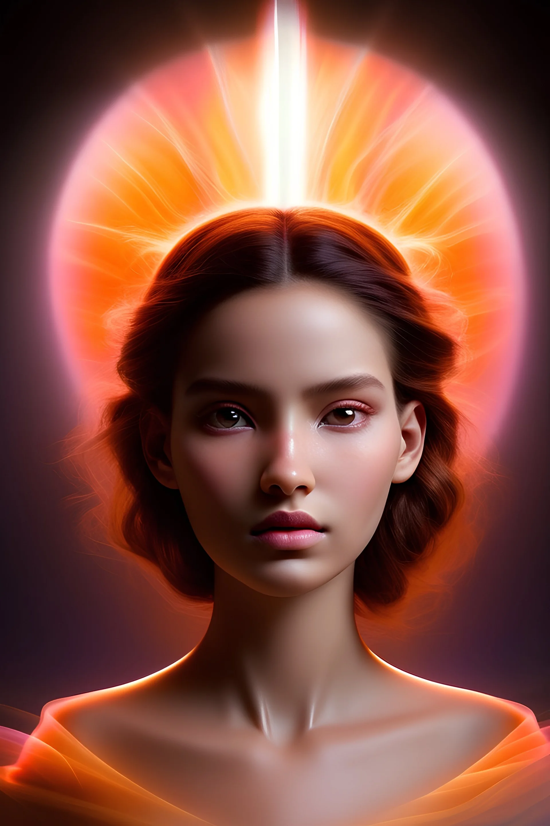 Digital art, high quality, digital masterpiece, natural illumination, Colorful, Light contrast, Halo behind head, (full body:1), (1 Peruvian:3)