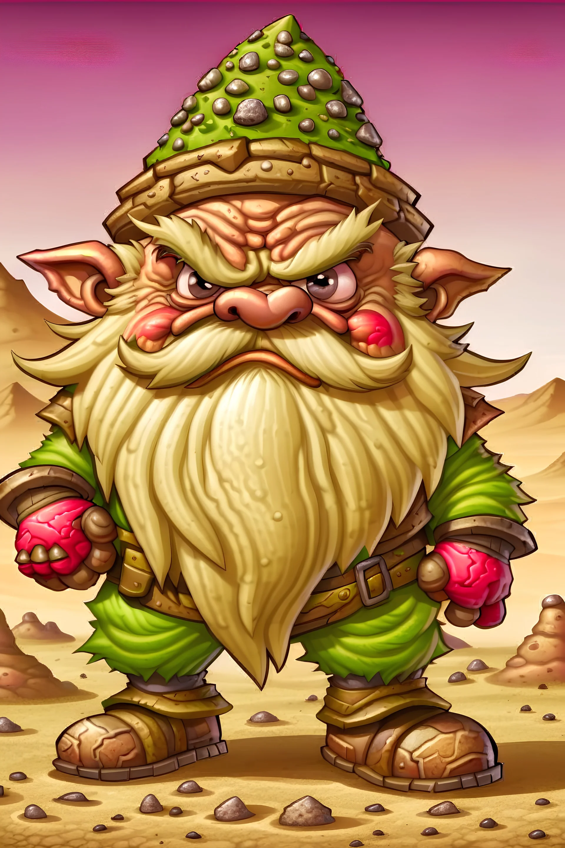 Grumpy desert dwarf