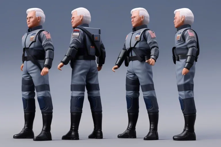 Mike pence G.i. joe toy doll space force uniform