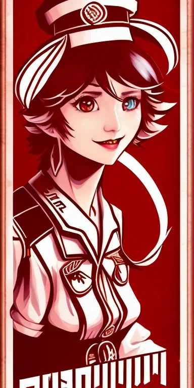 touhou soviet union propaganda poster