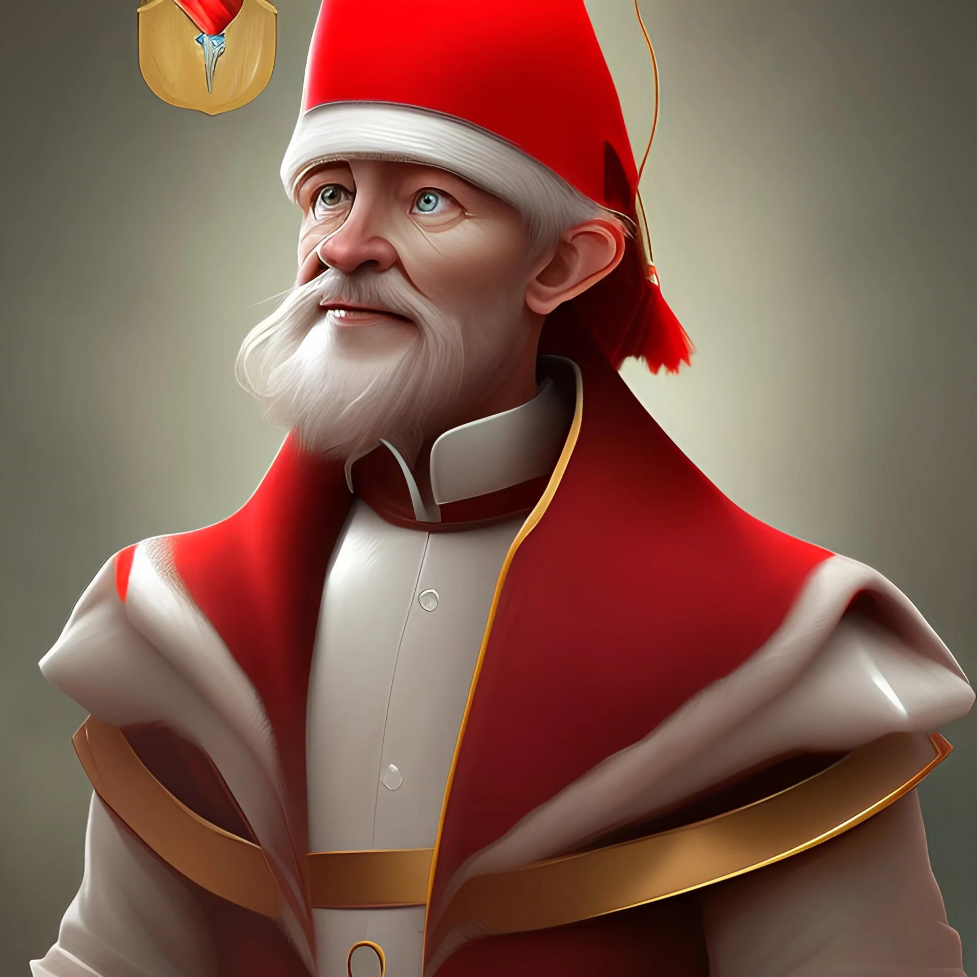 game avatar, cardinal priest, religion, red, cardinal hat