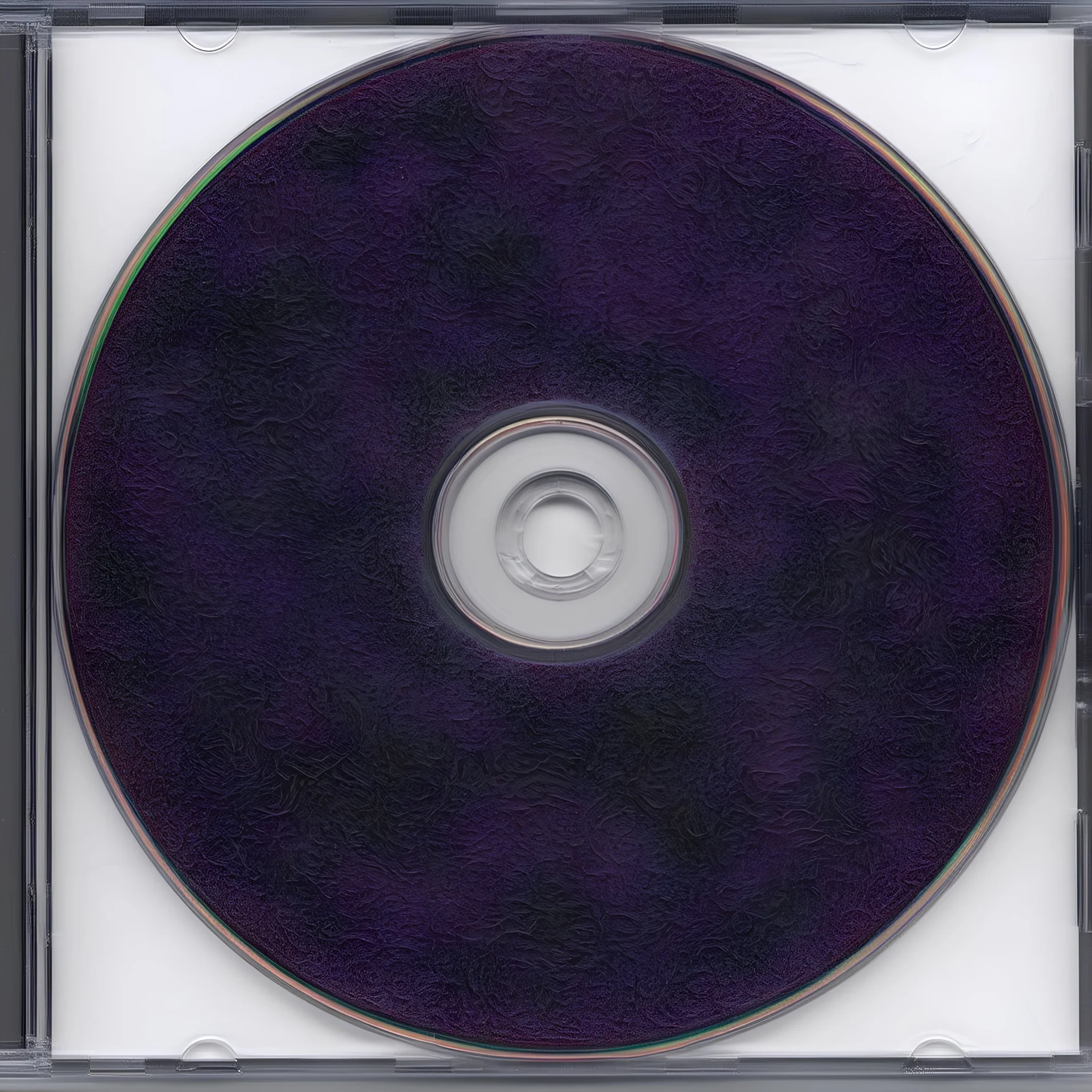 old cd cover with purple volutes