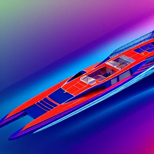 fullbody Drawing of 'sketch of SUperBoat',intricate detail,andrea bonelli,Kilian Eng,Ohrai,evan lee,Aleksandr Sidelnikov,KyuYong Eom,three quarters frontal aerial view,toned colors,16k