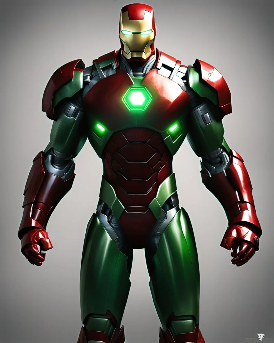 Super IRONMAN armor, kryptonite powered, built by wayne enterprises, designed by stark industrieshttps://stablecog.com/generate?o=37b70ee1-cbf6-4de2-8ffe-0e02f33ce34f