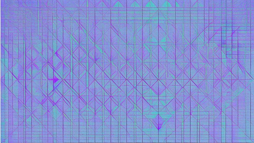 digital glitch pattern snow geometric abstraction by per kirkeby