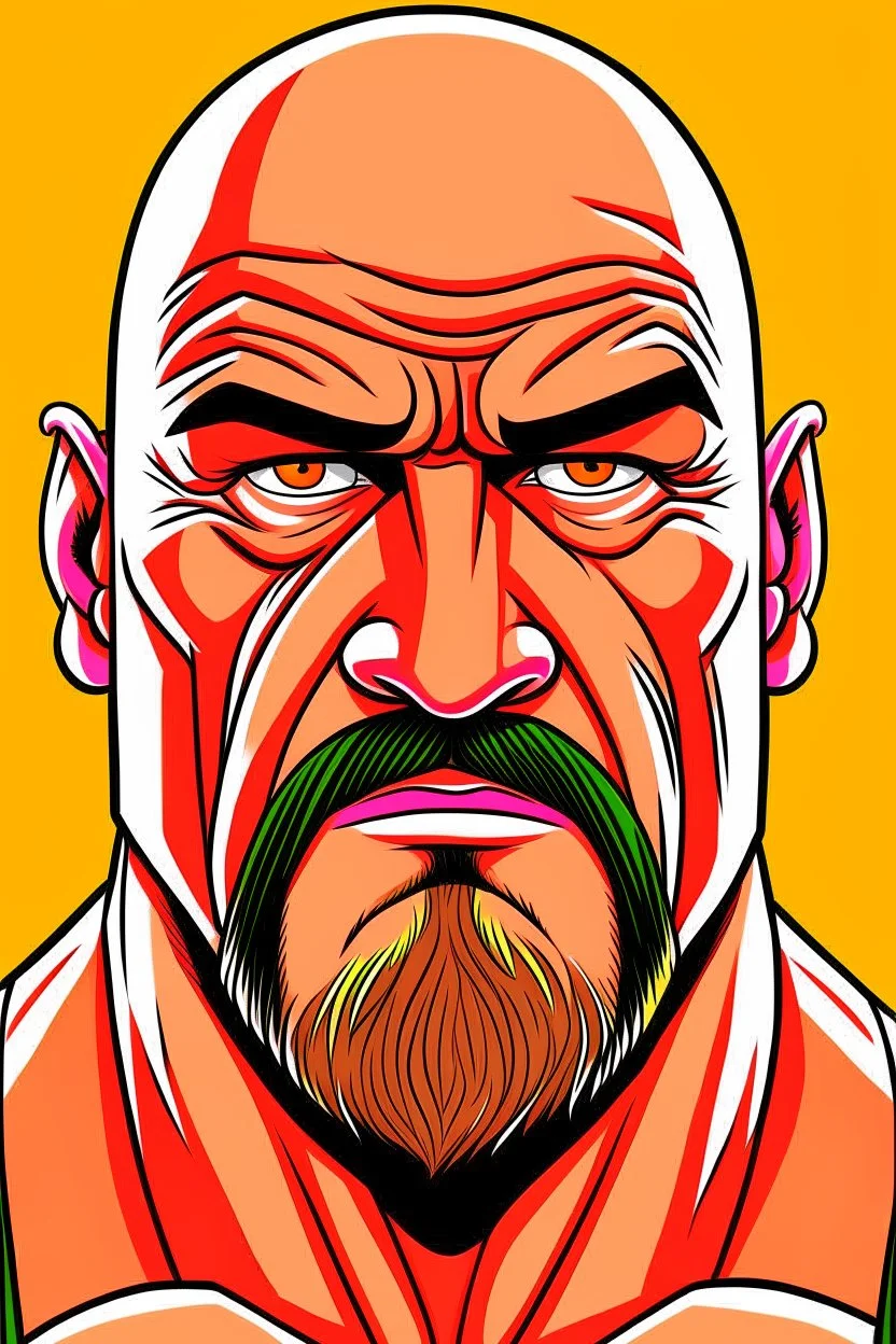 Bill Goldberg American professional wrestler catoon 2d