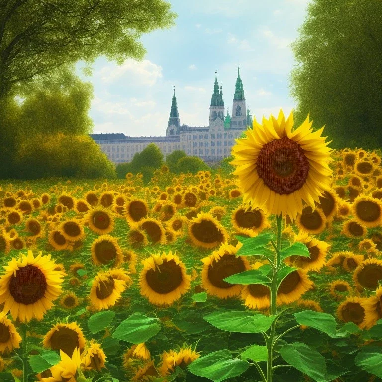 Vienna. Sunflower.