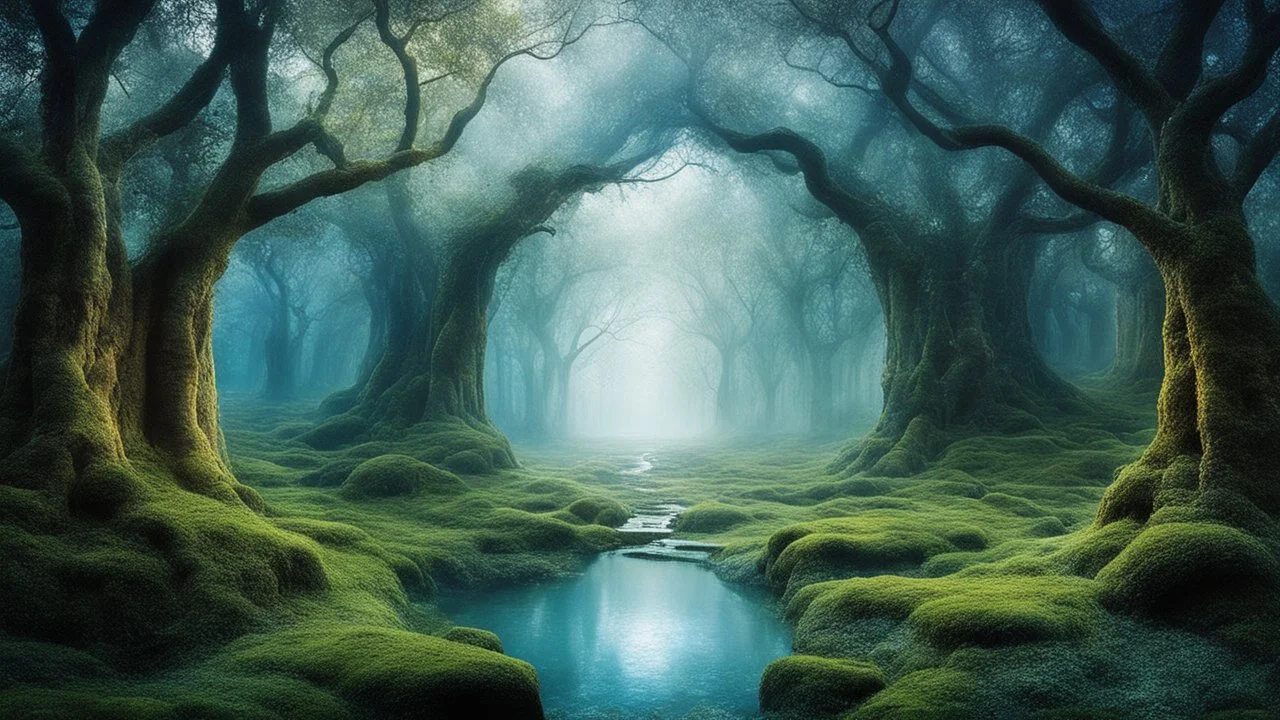 In the Dreamer's Labyrinth, where time dances and reality bends, whispering trees form archways to unknown realms. Moonlit pathways wind through shimmering mists, where spectral creatures frolic. Amidst it all, a crystalline citadel pulses with dreams. Step beyond the ordinary into the surreal tapestry of the Labyrinth